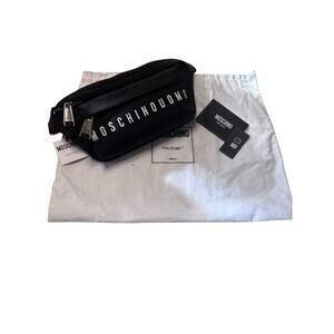 Authentic Moschino Couture! Belt bag/ bumbag NWT MOSCHINOUOMO W Dustbag